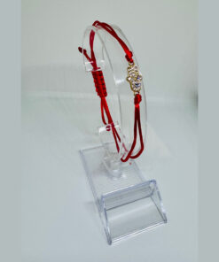 ДАМСКА  ГРИВНА МАКРАМЕ ЧЕРВЕНА